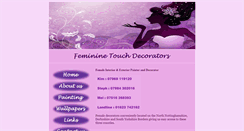 Desktop Screenshot of femininetouchdecorators.co.uk