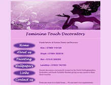 Tablet Screenshot of femininetouchdecorators.co.uk